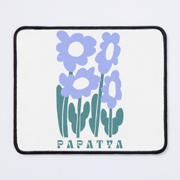 Item preview, purple Papatya 'Daisy' turkish flower market retro design floral tee shirt tote bag, cute minimal design designed and sold by LucyfromMilol.