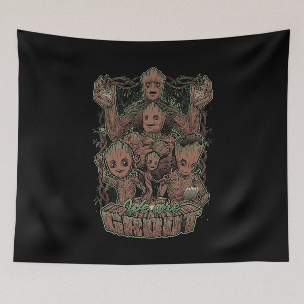 Item preview, We are Guardians - Galaxy Superhero Tree designed and sold by Studio Mootant.