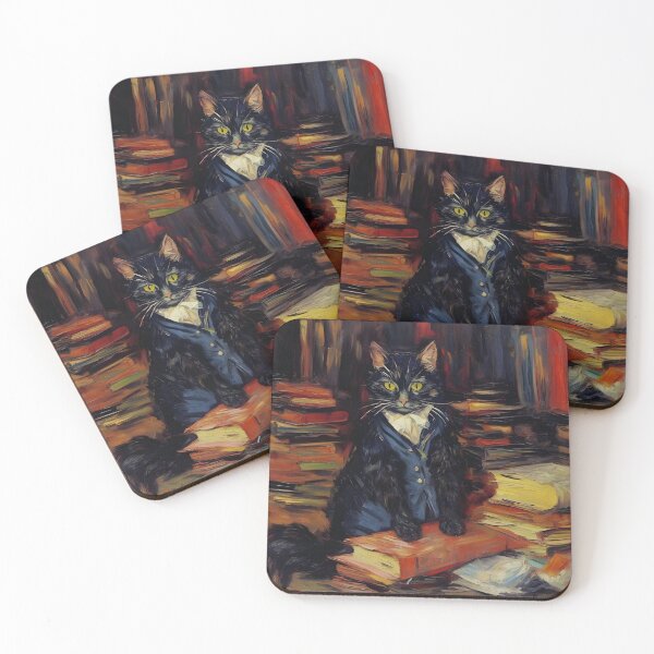 Item preview, Professor Cat by Van Gogh designed and sold by ApexPrintCo.