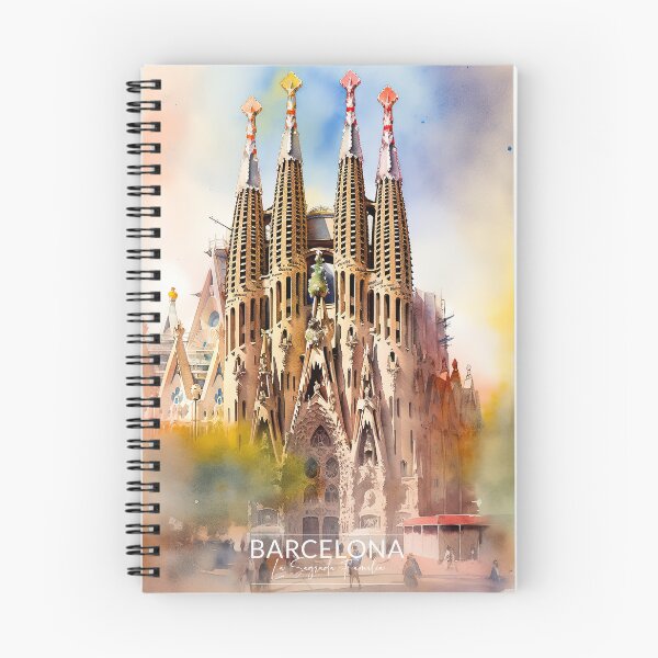 Item preview, Barcelona La Sagrada Familia Watercolor Painting designed and sold by Wonder Of Light.