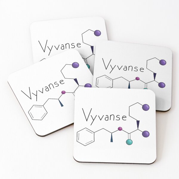 Item preview,  Vyvanse Chemical Structure  designed and sold by EmyBeeDesigns.