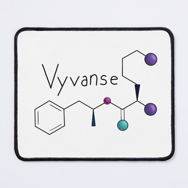 Item preview,  Vyvanse Chemical Structure  designed and sold by EmyBeeDesigns.
