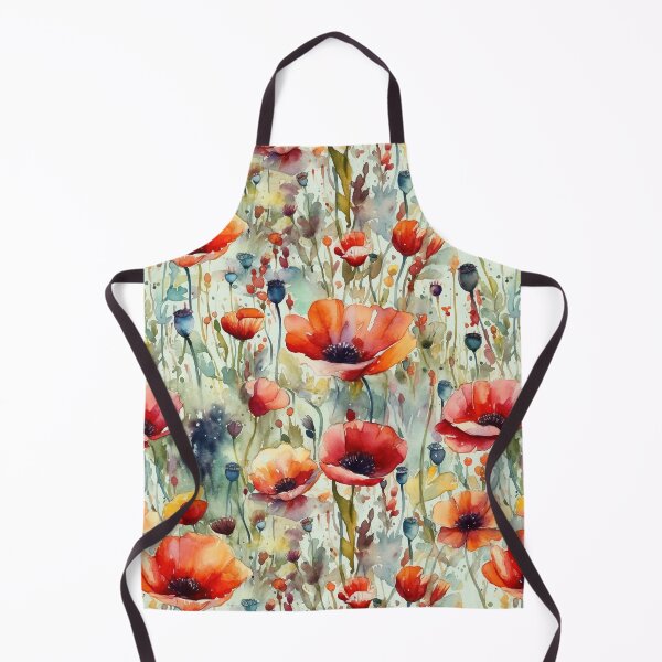 Item preview, Watercolor Poppies designed and sold by PietyandDesire.