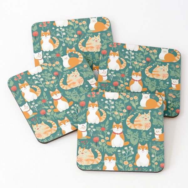 Item preview, Whiskers & Blooms: A Cat Lover's Cottagecore designed and sold by mp0914.