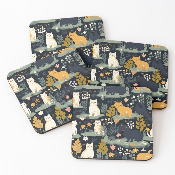 Item preview, Cats in Bloom: Cottagecore Magic designed and sold by mp0914.