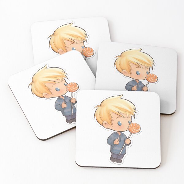 Item preview, Little blond boy with lollipop designed and sold by GediaPrints.