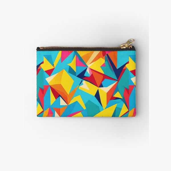 Artikelvorschau, Bauhaus-Muster 05 | Abstrakte Geometrie – Retro-Design | Farbenfrohe Formen entworfen und verkauft von Phoenix-Textile.