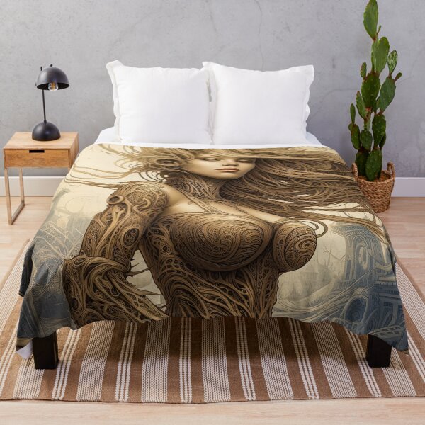 Item preview, the goldan beauty-bold styles-dreamy mood-madness-abstract-detailed-epic-painterly designed and sold by Hermossa-Art.