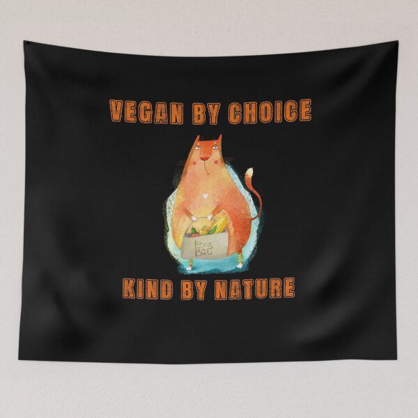 Item preview, Vegan by Choice Kind by Nature  designed and sold by SunnyFunnyArt.