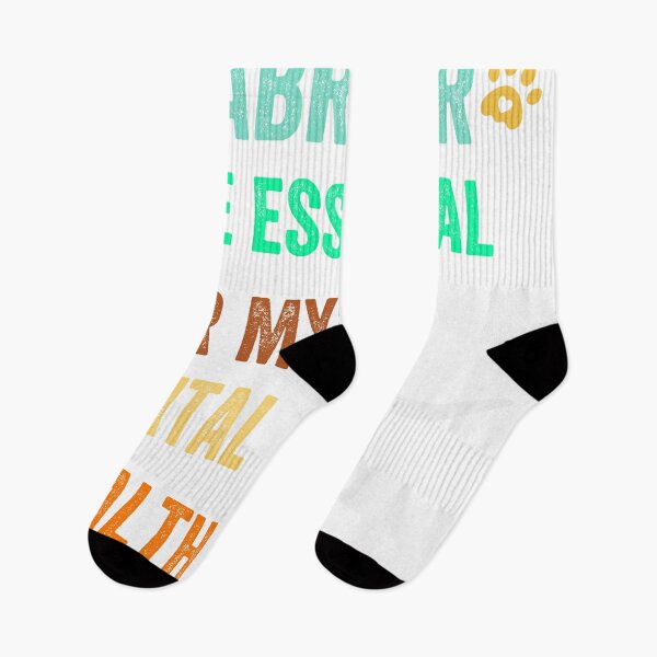 Item preview, Dogs Are Essential For My Mental Health Awareness funny Quote retro vintage labrador lover designed and sold by moloudesign.