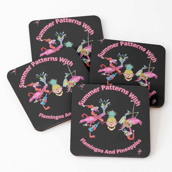 Item preview, Summer Patterns With Flamingos And Pineapples t-SHIRT designed and sold by Moronova   ⭐⭐⭐⭐⭐.