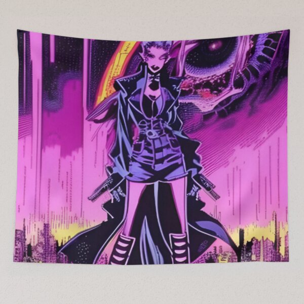 Item preview, Vampire In The Cyberpunk Universe designed and sold by KalipsoArt.