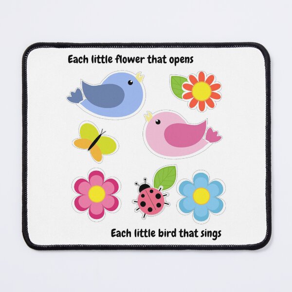 Item preview, Each Little Flower That Opens Light Background designed and sold by Aurorapod.
