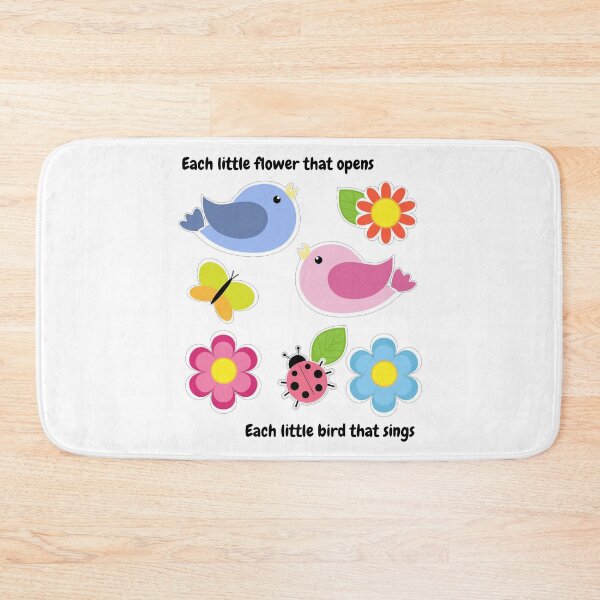 Item preview, Each Little Flower That Opens Light Background designed and sold by Aurorapod.