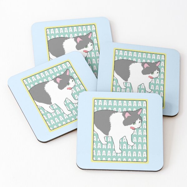 Item preview, Screaming Cat Meme - Pastel Kawaii Y2K Internet Meme Scream designed and sold by ponychops.