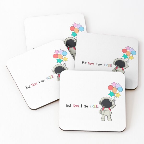 Item preview, But Now, I am Free- Astronaut with Balloon designed and sold by XyliaDesign.