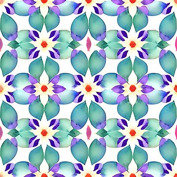 Artwork thumbnail, Flower Pattern "Mary" by patternsforp