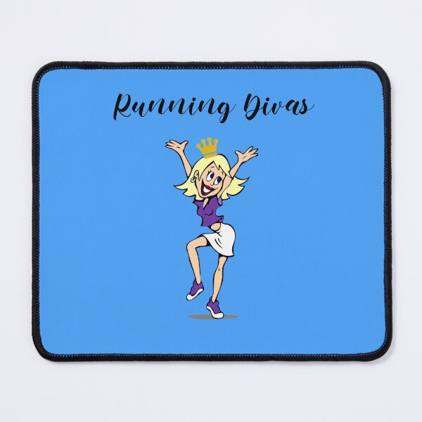 Item preview, Running Divas-blue designed and sold by VJKTees.