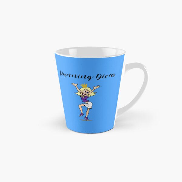 Vista previa del artículo con la obra «Running Divas-azul», diseñado y vendido por VJKTees.
