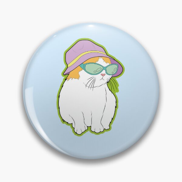 Artikelvorschau, Sonnenbrille Cat Meme - Pastell Kawaii Y2K Internet Meme Shades entworfen und verkauft von ponychops.