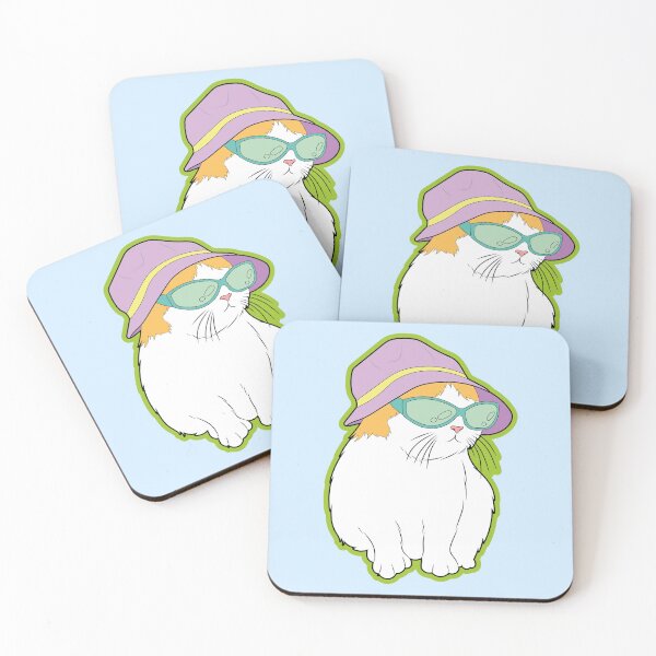 Item preview, Sunglasses Cat Meme - Pastel Kawaii Y2K Internet Meme Shades designed and sold by ponychops.