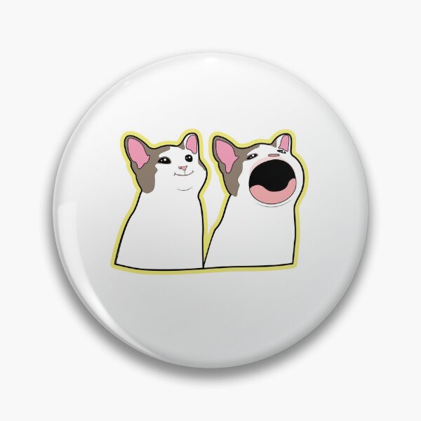 Artikelvorschau, Shocked Cat Meme – Pastell Kawaii Y2K Internet Meme entworfen und verkauft von ponychops.