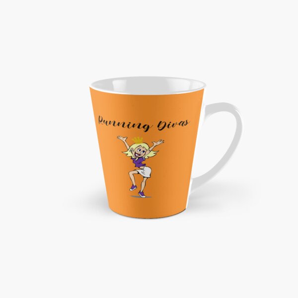 Vista previa del artículo con la obra «Running Divas-naranja», diseñado y vendido por VJKTees.