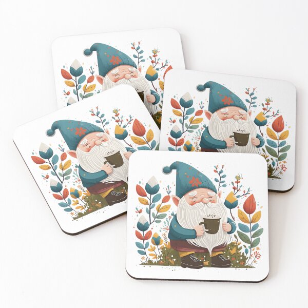 Item preview, Funny Coffee & Gnome Lovers Floral Vintage Spring Gardener designed and sold by SecretDicer.