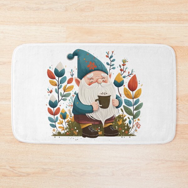 Item preview, Funny Coffee & Gnome Lovers Floral Vintage Spring Gardener designed and sold by SecretDicer.
