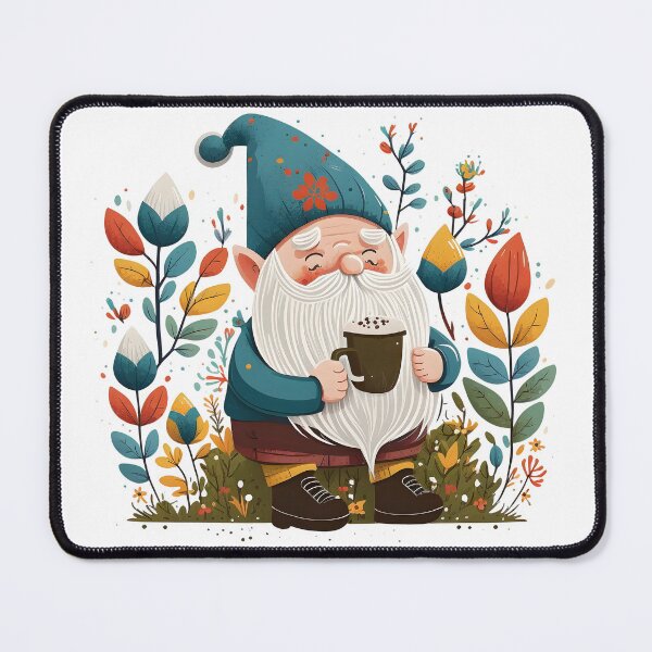 Item preview, Funny Coffee & Gnome Lovers Floral Vintage Spring Gardener designed and sold by SecretDicer.