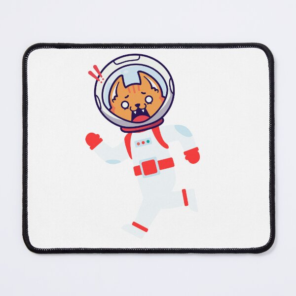 Item preview, Feline fine astronaut cat designed and sold by Hedgehogshirts.