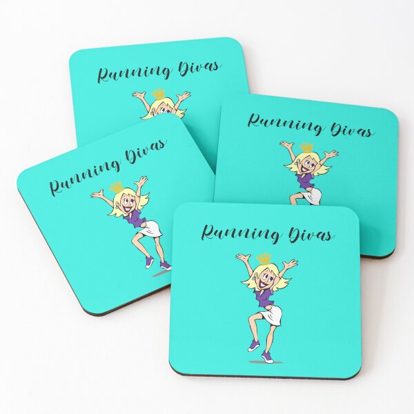 Item preview, Running Divas- teal designed and sold by VJKTees.
