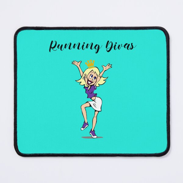 Item preview, Running Divas- teal designed and sold by VJKTees.