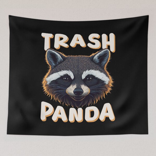 Item preview, Trash Panda Funny Sarcastic Cute Racoon Art Meme Graphic  designed and sold by Bad Kitty Designz.