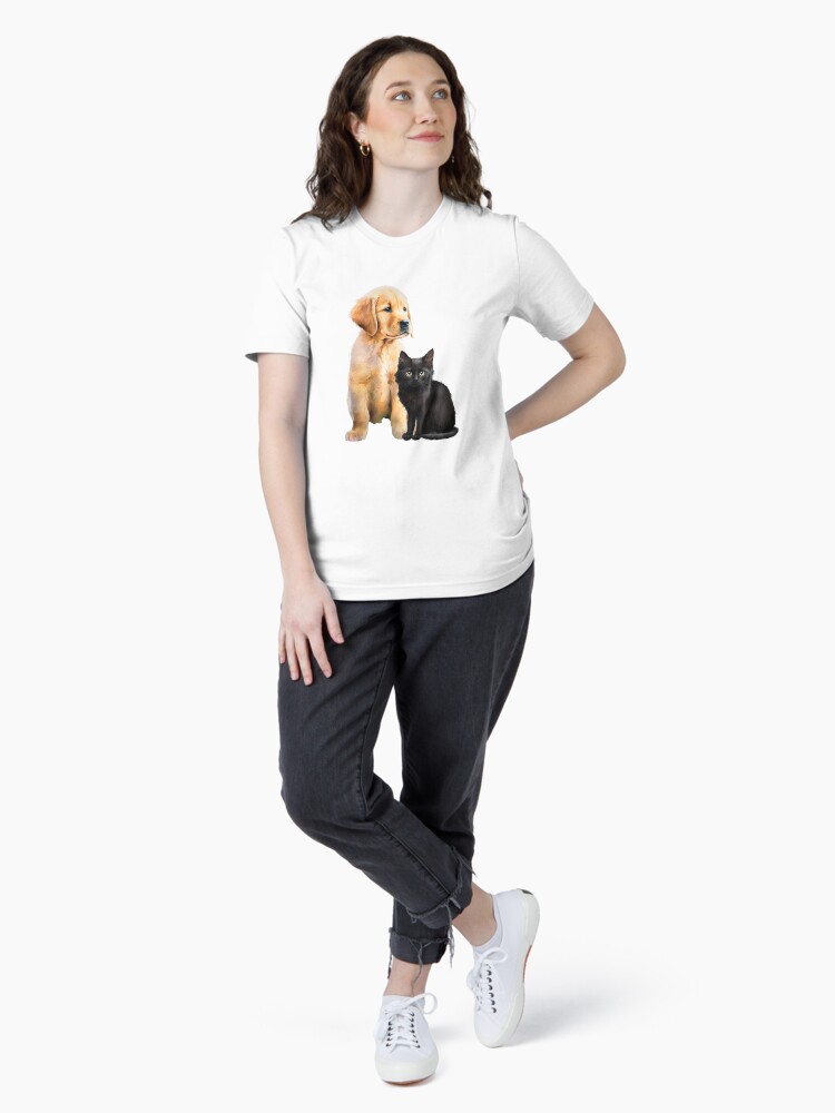 T-shirt essentiel for Sale avec l'œuvre « T-shirt chat noir Golden