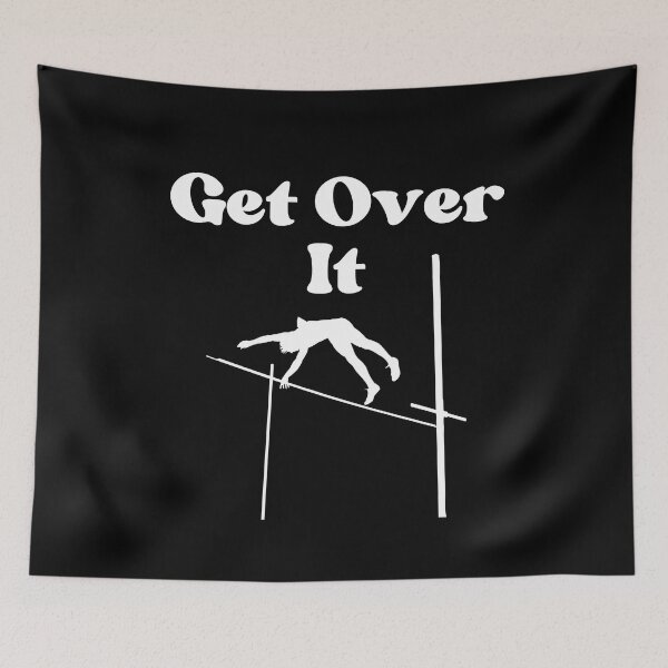 Item preview, Funny Get Over It Pole Vaulting Track Field Athletic designed and sold by MagicSD Designs.