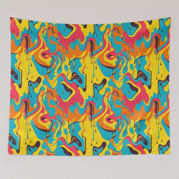 Aperçu de l'œuvre Dripping Paint Pattern créée et vendue par Derek Gillette.