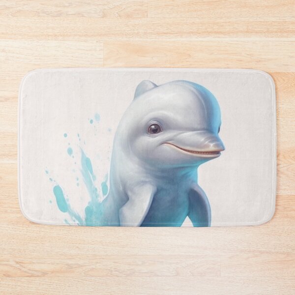 Item preview,  Dolphin watercolors anime digital art designed and sold by DigitalPixelize.