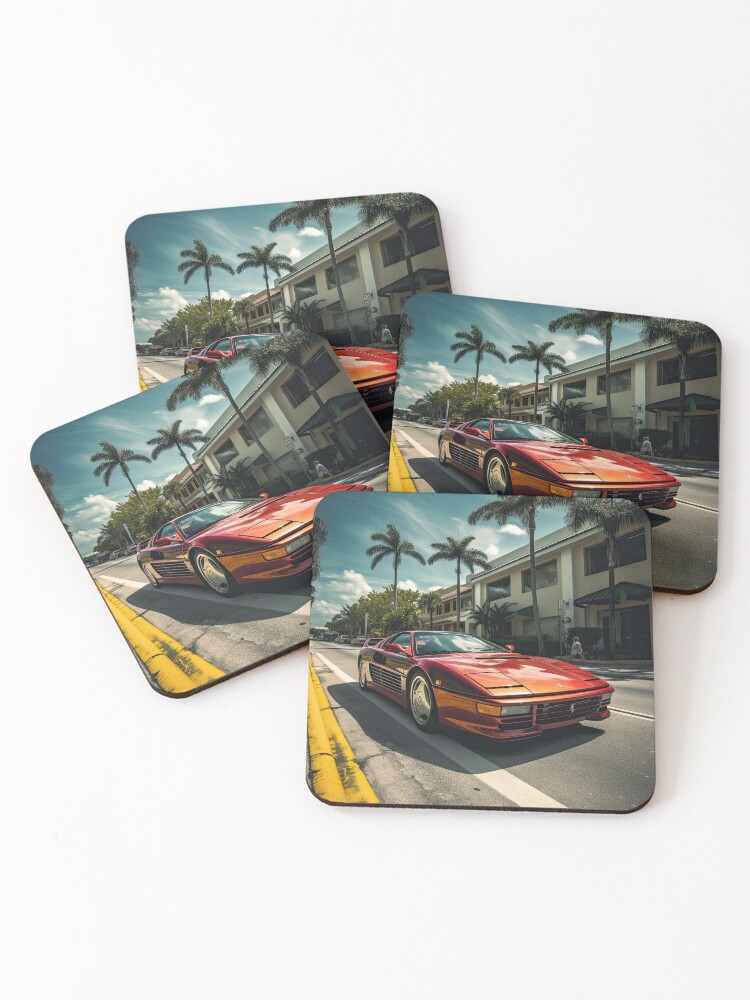 Thumbnail 1 of 5, Coasters (Set of 4), Testarossa designed and sold by temm.