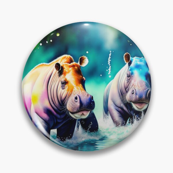 Artikelvorschau, Hippos Splash Art entworfen und verkauft von Sweet-Medley.