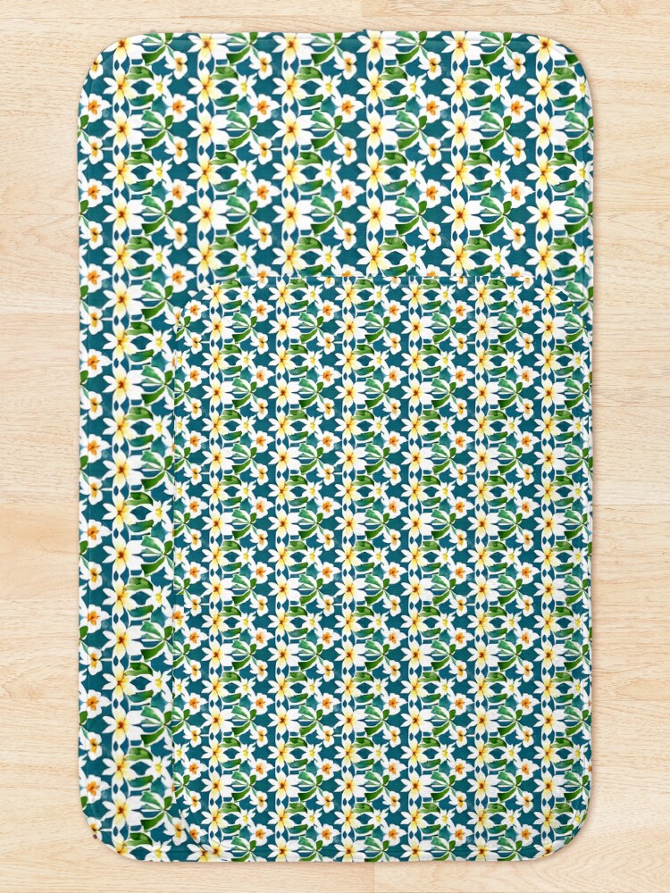 Thumbnail 5 of 6, Bath Mat, Flower Pattern "Patrick" designed and sold by patternsforp.
