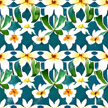 Artwork thumbnail, Flower Pattern "Patrick" by Patterns For Products