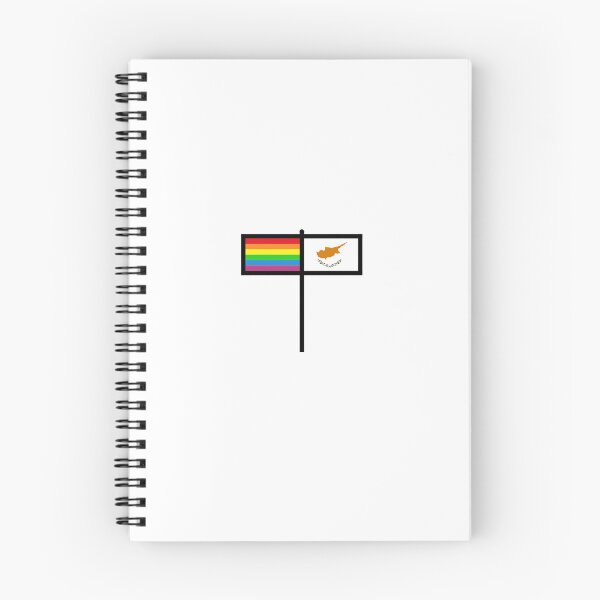 Artikelvorschau, Regenbogen und zypriotische Flagge entworfen und verkauft von gayflaglover.