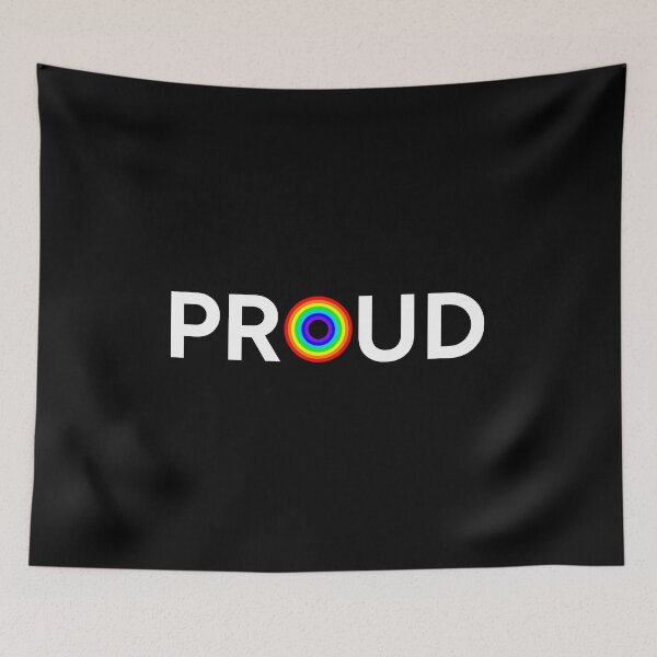 Item preview, Proud Rainbow (White Text) designed and sold by timmytots.