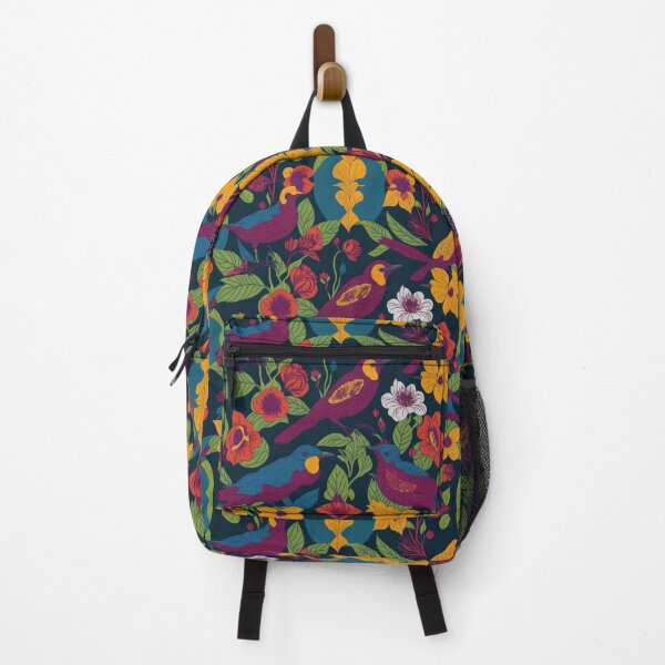 Item preview, Bright Flowers & Birds Pattern Design designed and sold by amenwolf.