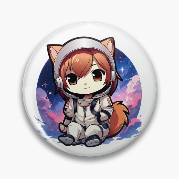 Item preview, Astro Feline designed and sold by Chibi Cat Art Corner.