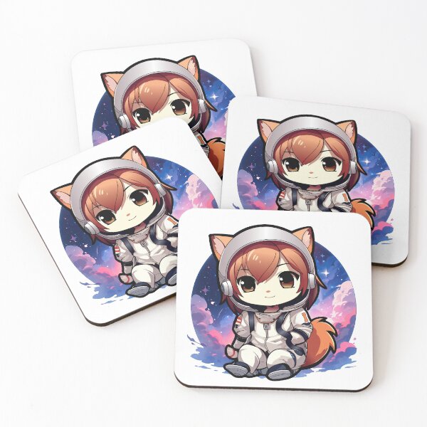 Item preview, Astro Feline designed and sold by Chibi Cat Art Corner.