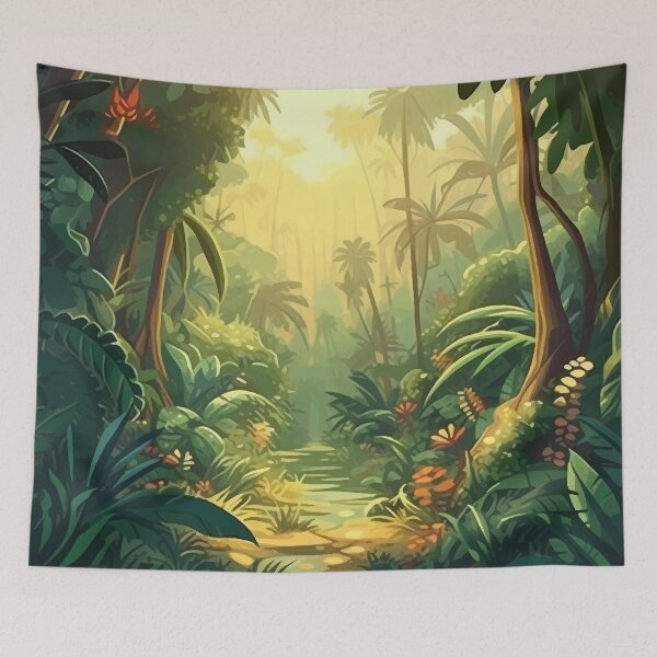 Item preview, tropical jungle designed and sold by tony4urban.