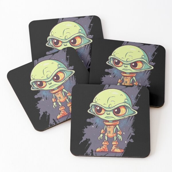 Item preview, Cartoon from another world, funny extraterrestrial conqueror designed and sold by LuizLentini.