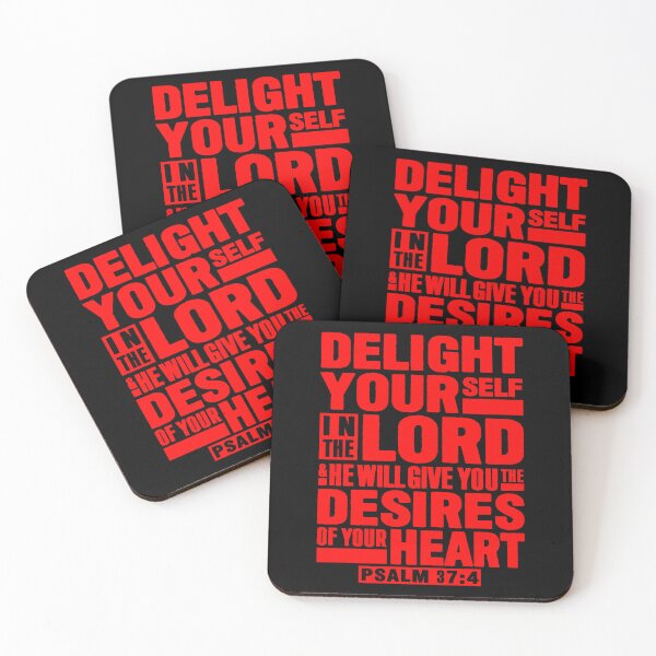 Item preview, Psalm 37:4 Delight Yourself In The LORD designed and sold by plushism.